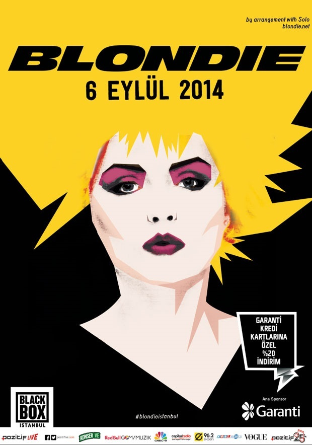 Blondie, Black Box Istanbul sahnesinde