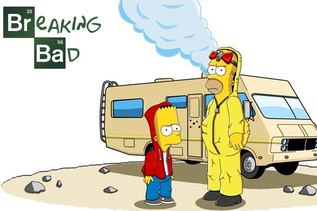 Simpsonlar Breaking Bad'e özendi